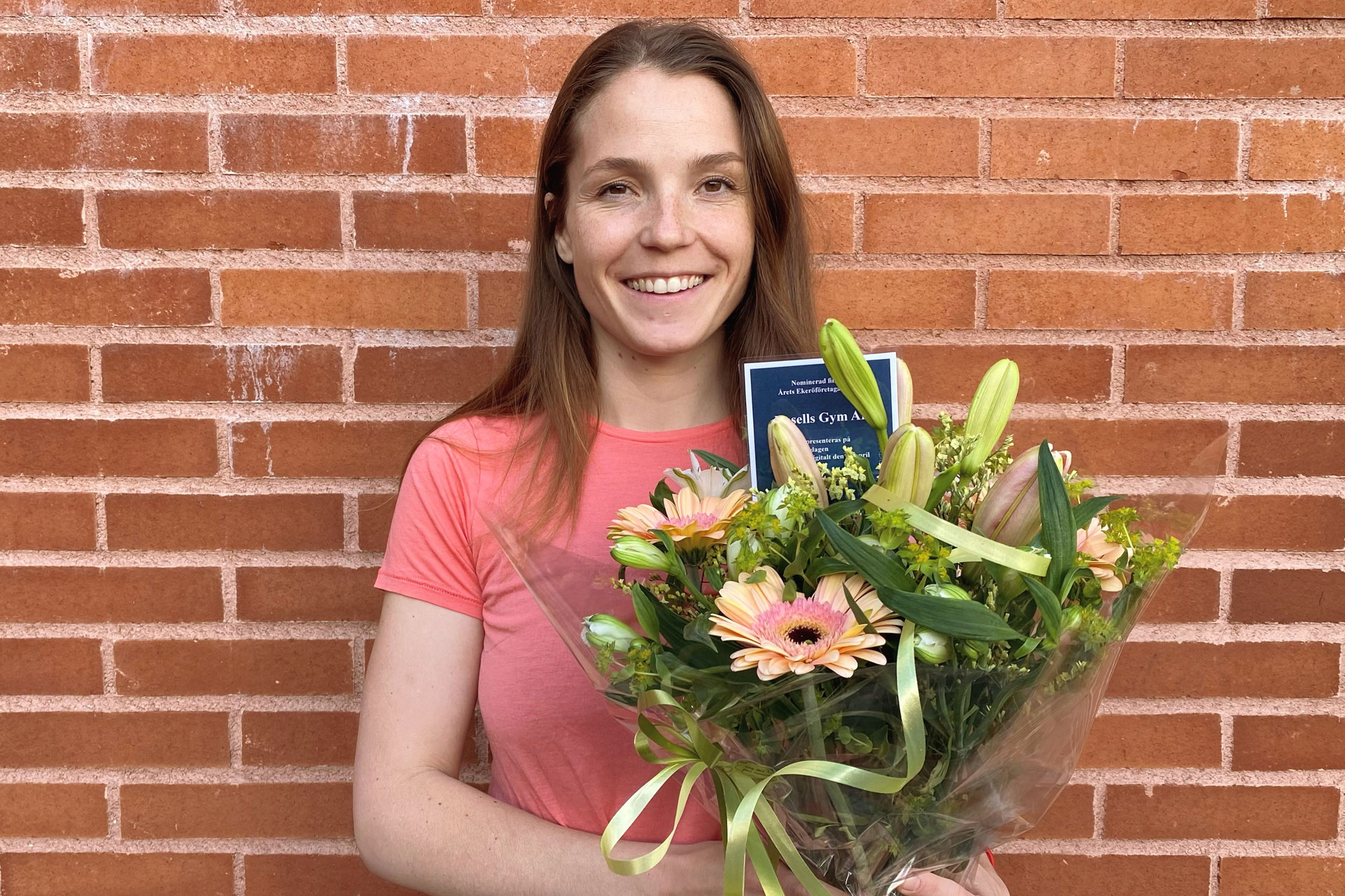 Vinnare Årets Ekeröföretagare 2020, Emma Rosell från Rosell´s Gym